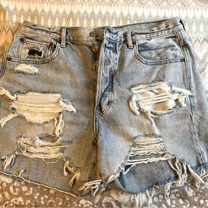 American Eagle High Rise Shorts Sz 12